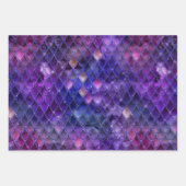 Lila Drachenskala Geschenkpapier Set (Vorderseite 3)