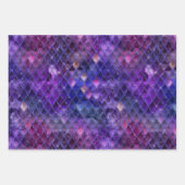 Lila Drachenskala Geschenkpapier Set (Vorderseite 2)