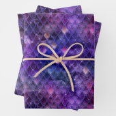 Lila Drachenskala Geschenkpapier Set (Beispiel)