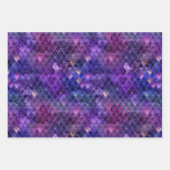 Lila Drachenskala Geschenkpapier Set (Vorderseite)