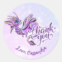 Lila Dragon Magical Girl Geburtstag Vielen Dank