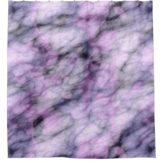 Lila Dragon Marble Duschvorhang (Vorderseite)