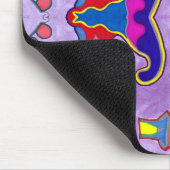 Lila Dragon Mousepad (Ecke)