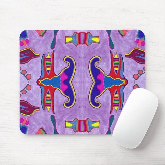 Lila Dragon Mousepad (Mit Mouse)