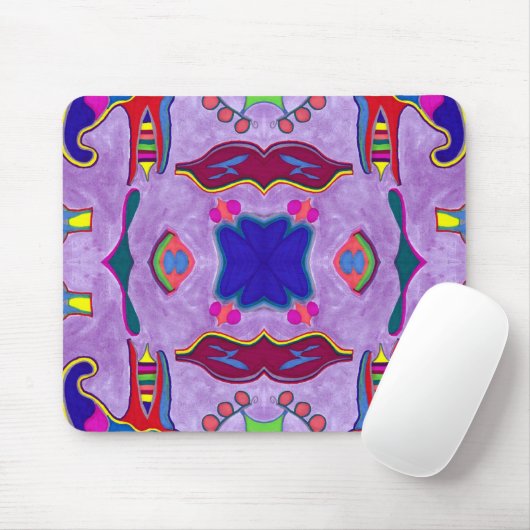 Lila Dragon Mousepad (Mit Mouse)
