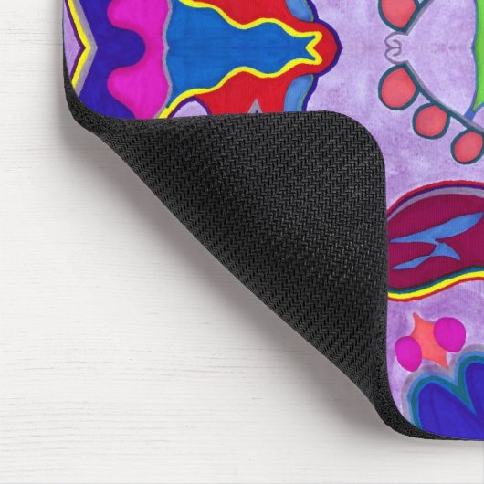 Lila Dragon Mousepad (Ecke)