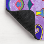 Lila Dragon Mousepad (Ecke)