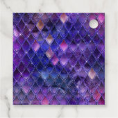 Lila Dragon Scales Gold Geburtstag Vielen Dank Geschenkanhänger (Rückseite)