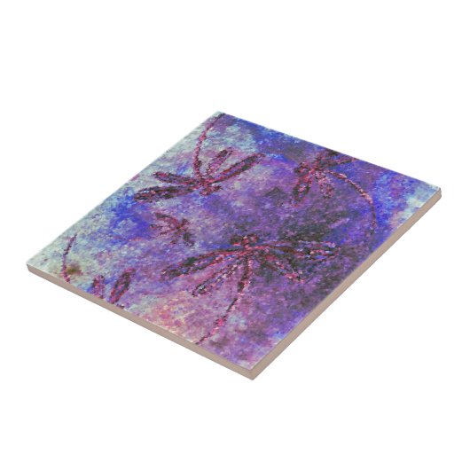 Lila Dragonfly Haze Fliese (Seite)