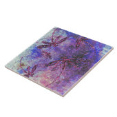 Lila Dragonfly Haze Fliese (Seite)