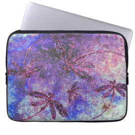 Lila Dragonfly Haze Laptopschutzhülle