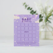 Lila Dream Baby Bingo Baby Showspiel (Stehend Vorderseite)