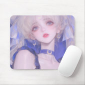 Lila Dreamy Sailor Moon Themed Anime Mousepad (Mit Mouse)