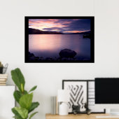 Lila drehen poster (Heimbüro)