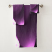 Lila Drehleuchten Badhandtuch Set (Insitu)