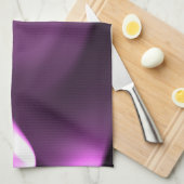 Lila Drehleuchten Geschirrtuch (Viertel Falte)