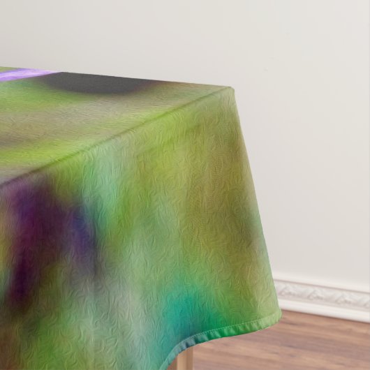 Lila Drehung und Shout Hydrangea-Blume Tischdecke (Beispiel)