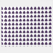 Lila Dreieck Fleecedecke (Vorderseite (Horizontal))