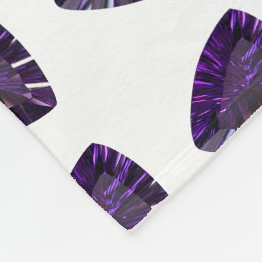 Lila Dreieck Fleecedecke (Ecke)