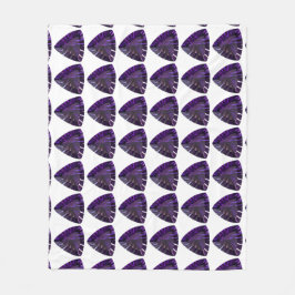 Lila Dreieck Fleecedecke