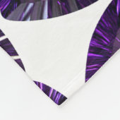 Lila Dreieck Fleecedecke (Ecke)