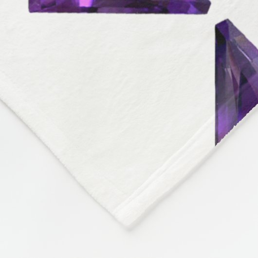 Lila Dreieck Fleecedecke (Ecke)