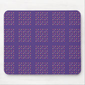 Lila Dreieck Geometrisches Muster Mousepad (Vorne)