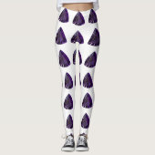 Lila Dreieck Leggings (Vorderseite)