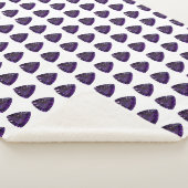 Lila Dreieck Sherpadecke (3/4)