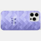 Lila Dreiecksquadrat Case-Mate iPhone Hülle (Rückseite (Horizontal))