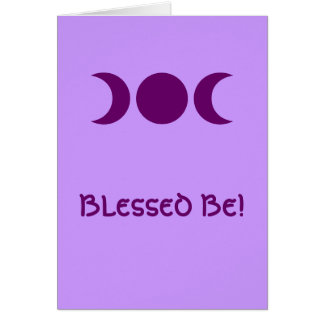 Lila dreifache Göttin