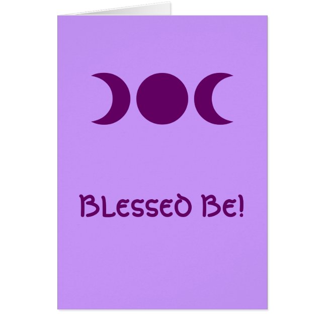 Lila dreifache Göttin (Vorne)