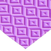 Lila Dreisteckenmuster Tischdecke (Schrägansicht)