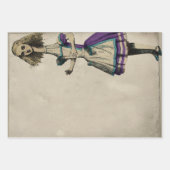 Lila Dress Tall Alice im Wunderland Geschenkpapier Set (Vorderseite 3)