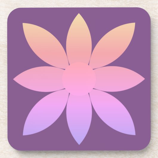 Lila Drink Untersetzer Set (Vorderseite)