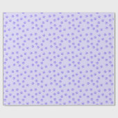 Lila Drucke Geschenkpapier (Flach)