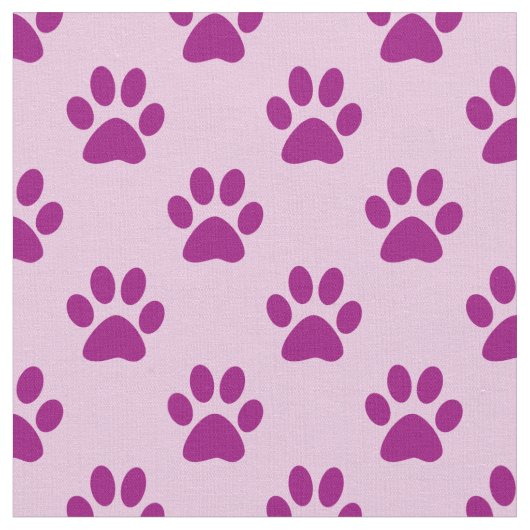 Lila Druckmuster auf Pink Stoff (Nahaufnahme)