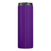 Lila dunkle Farbe Thermosbecher (Rückseite)