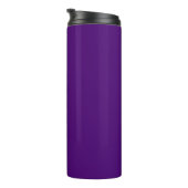 Lila dunkle Farbe Thermosbecher (Nach rechts gedreht)
