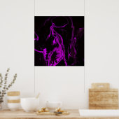 Lila Dunst-Druck, Value Poster Papier (Halbglanz) (Küche)