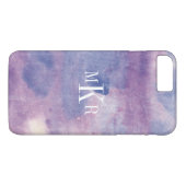 Lila Dunst II des Monogramm-| Case-Mate iPhone Hülle (Rückseite (Horizontal))