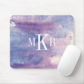 Lila Dunst II des Monogramm-| Mousepad (Mit Mouse)