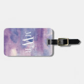 Lila Dunst II Gepäckanhänger (Vorderseite horizontal)