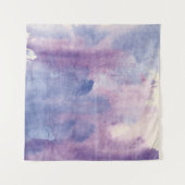 Lila Dunst II Wandteppich (Vorderseite (Horizontal))