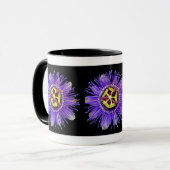 Lila Dunst-Tasse Tasse (Vorderseite Links)