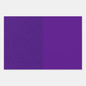 Lila Duo-Finish Vertikale Split Wrap - Anpassen Geschenkpapier Set (Vorderseite 2)