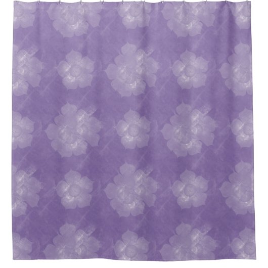 Lila Duschvorhang (Vorderseite)