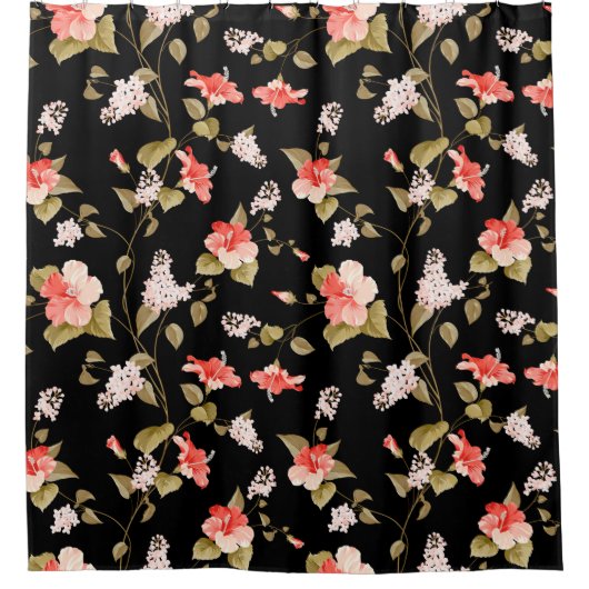 Lila Duschvorhang (Vorderseite)