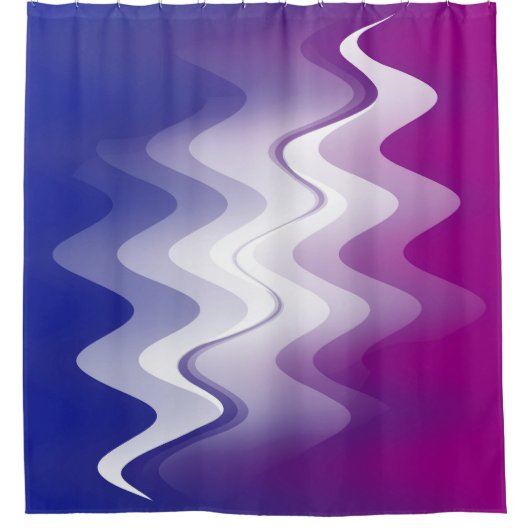 Lila Duschvorhang (Vorderseite)
