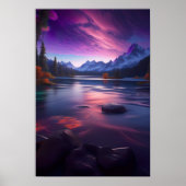 Lila Dusker Poster (Vorne)